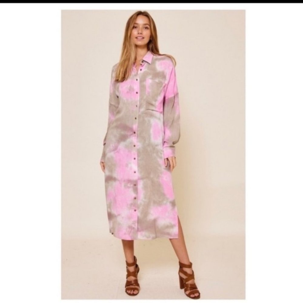 ✨TIE-DYE TOP/ KIMONO/ DRESS- ALL IN ONE-NEW - Picture 3 of 6